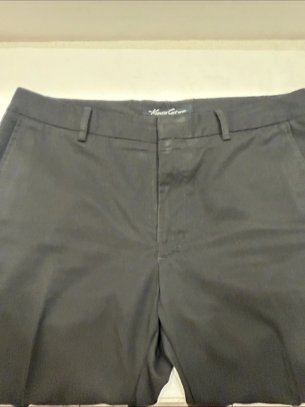 Kenneth Cole New York Black Dress Slacks - Flat Front